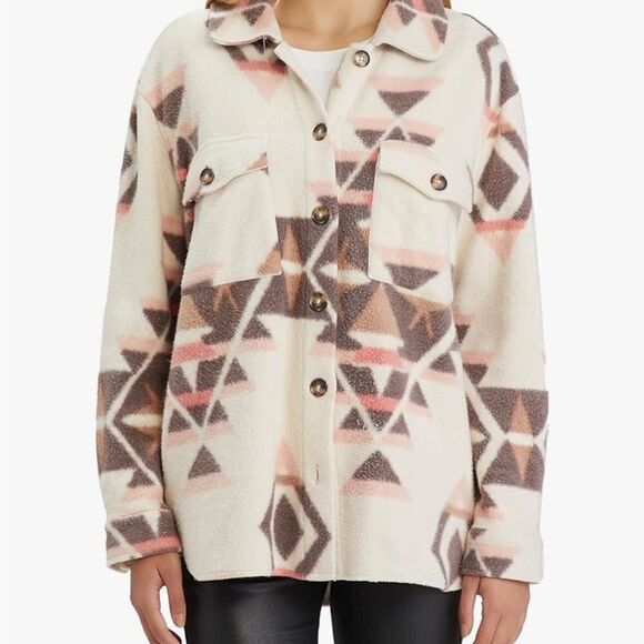 Sanctuary Yellowstone Shacket Coat women’s size‎ large - Picture 7 of 11